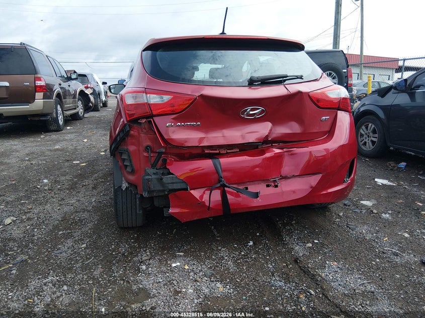 2014 Hyundai Elantra VIN KMHD35LH3EU172087 IAAI salvage auction — REAR END, Salvage Title, sold $575 on 2026-07-09 (photo 6)