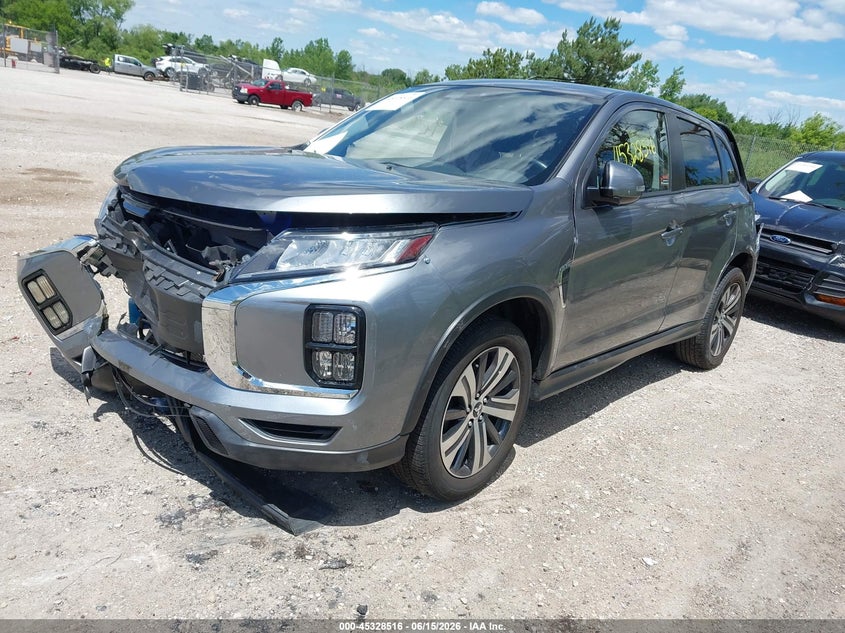 2020 Mitsubishi Outlander VIN JA4AR3AU0LU017174 IAAI salvage auction — FRONT & REAR, Salvage (Arizona), sold $1,000 on 2026-07-14 (photo 2)