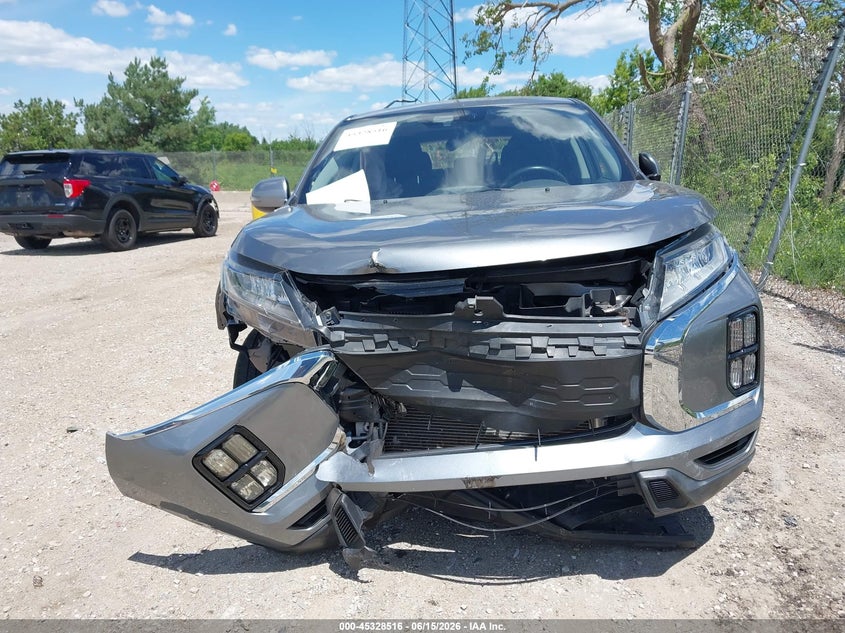 2020 Mitsubishi Outlander VIN JA4AR3AU0LU017174 IAAI salvage auction — FRONT & REAR, Salvage (Arizona), sold $1,000 on 2026-07-14 (photo 6)
