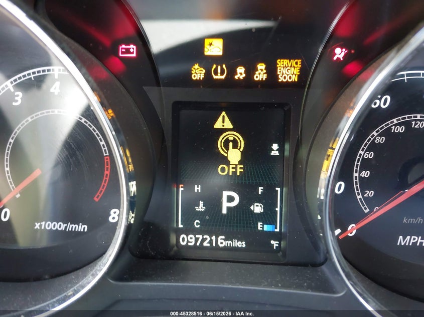 2020 Mitsubishi Outlander VIN JA4AR3AU0LU017174 IAAI salvage auction — FRONT & REAR, Salvage (Arizona), sold $1,000 on 2026-07-14 (photo 7)