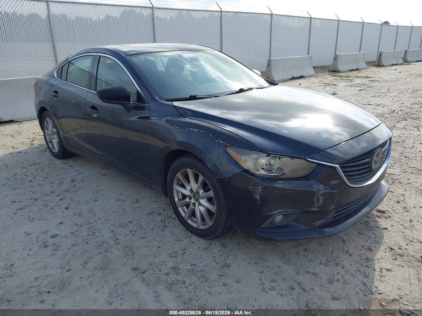 2014 Mazda 6 VIN JM1GJ1W67E1120439 IAAI salvage auction — NORMAL WEAR, Clear (North Carolina), sold $1,275 on 2026-07-15 (photo 1)