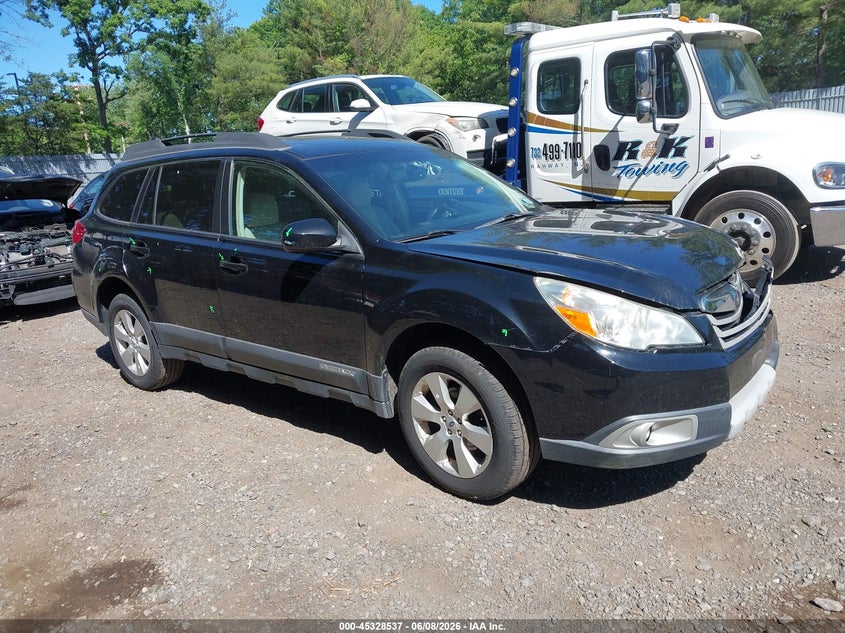 2012 Subaru Outback VIN 4S4BRBKC8C3262929 IAAI salvage auction — FRONT END, Salvage Title, sold $600 on 2026-07-11 (photo 1)