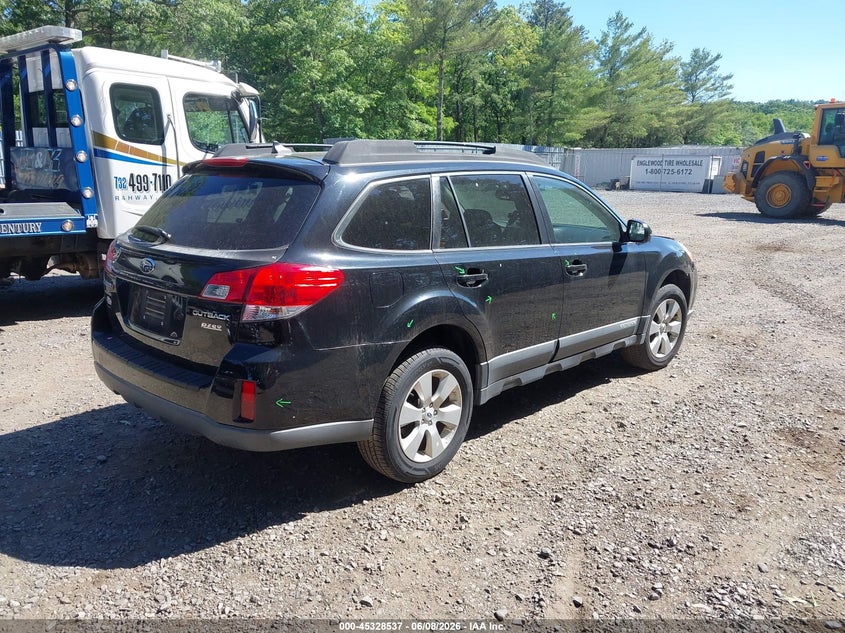 2012 Subaru Outback VIN 4S4BRBKC8C3262929 IAAI salvage auction — FRONT END, Salvage Title, sold $600 on 2026-07-11 (photo 4)