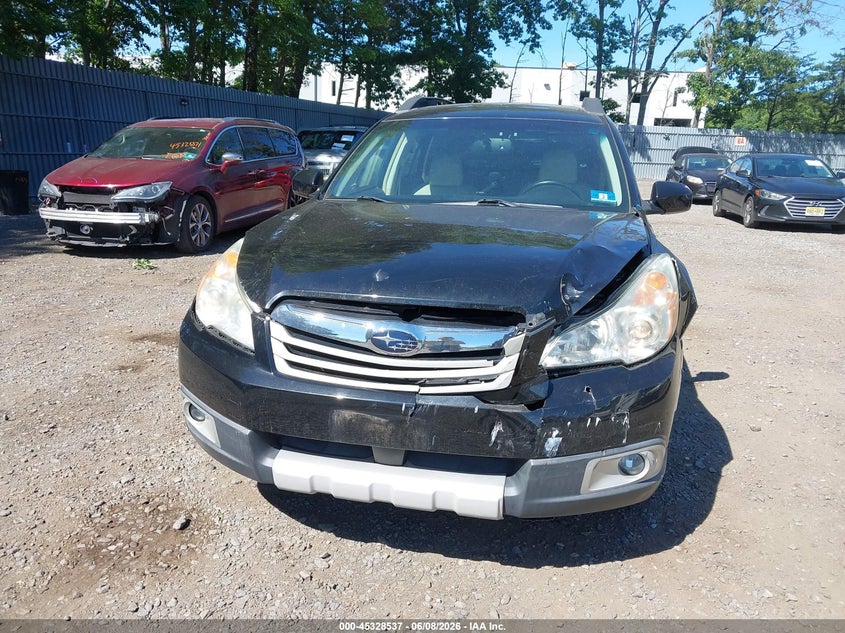2012 Subaru Outback VIN 4S4BRBKC8C3262929 IAAI salvage auction — FRONT END, Salvage Title, sold $600 on 2026-07-11 (photo 6)