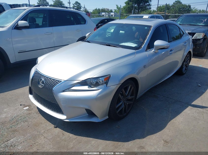 2014 Lexus Is VIN JTHBF1D29E5043480 IAAI salvage auction — REAR END, Salvage (Idaho), sold $8,300 on 2026-07-13 (photo 2)