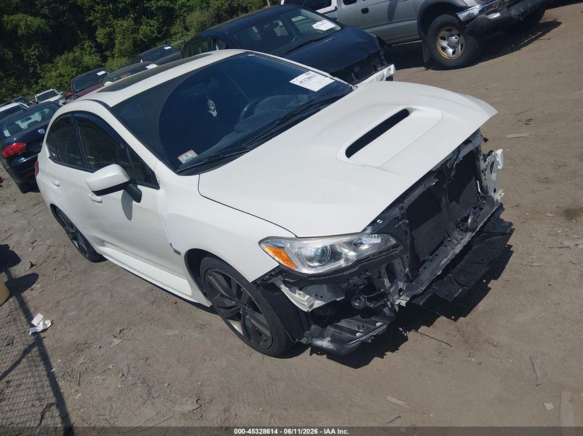2017 Subaru Wrx VIN JF1VA1E67H9839369 IAAI salvage auction — FRONT END, Salvage (Massachusetts), sold $25 on 2026-07-28 (photo 1)