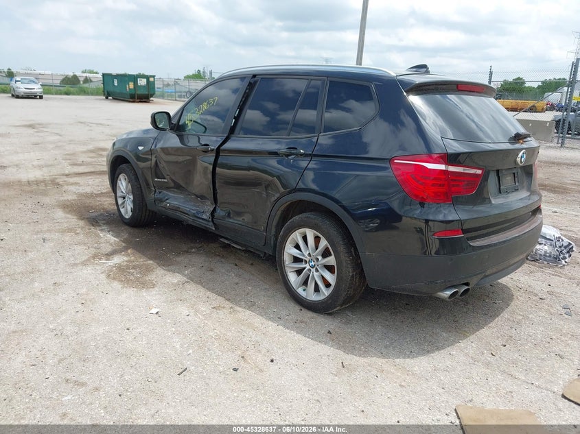 2014 BMW X3 VIN 5UXWX9C52E0D34542 IAAI salvage auction — LEFT SIDE, Junk Bill Of Sale Mv2459 (Wisconsin), sold $400 on 2026-07-07 (photo 3)