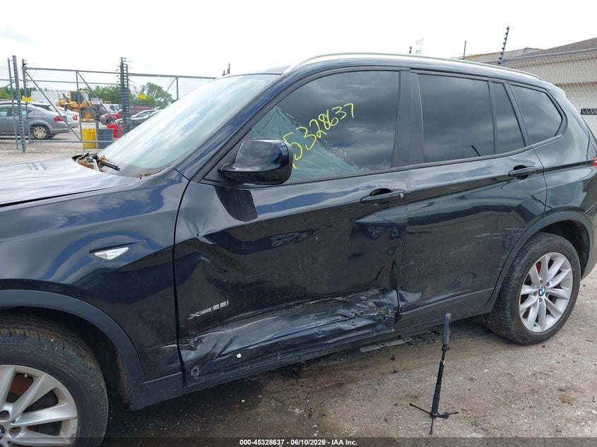 2014 BMW X3 VIN 5UXWX9C52E0D34542 IAAI salvage auction — LEFT SIDE, Junk Bill Of Sale Mv2459 (Wisconsin), sold $400 on 2026-07-07 (photo 6)