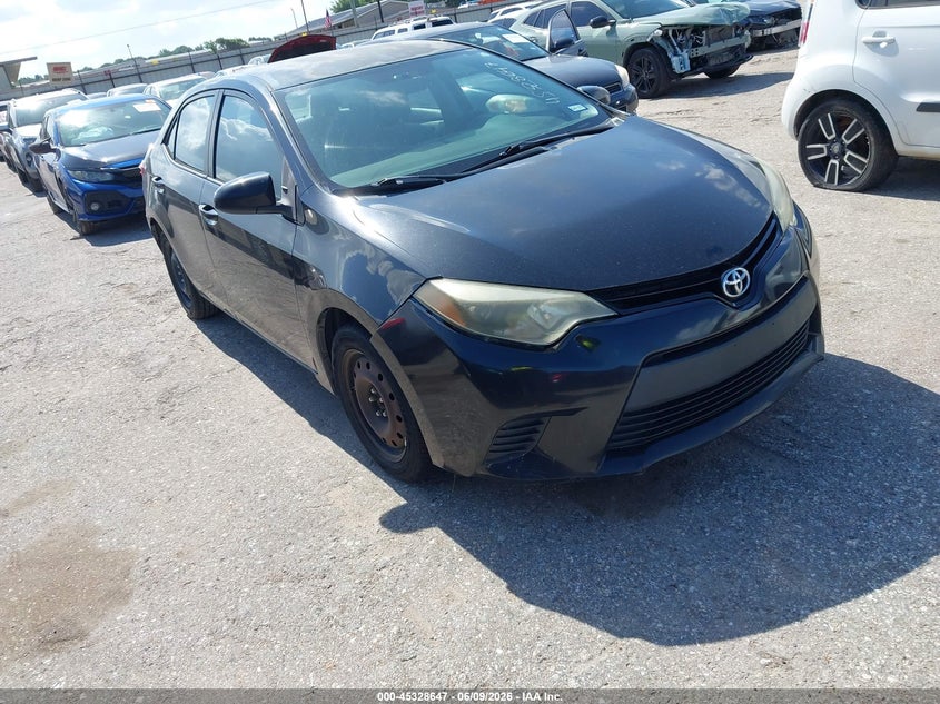 2014 Toyota Corolla VIN 5YFBURHE3EP079579 IAAI salvage auction — NORMAL WEAR, Original (Texas), sold $1,575 on 2026-07-22 (photo 1)