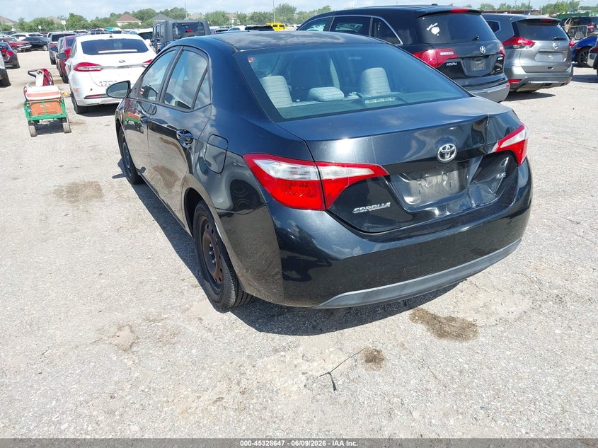 2014 Toyota Corolla VIN 5YFBURHE3EP079579 IAAI salvage auction — NORMAL WEAR, Original (Texas), sold $1,575 on 2026-07-22 (photo 3)
