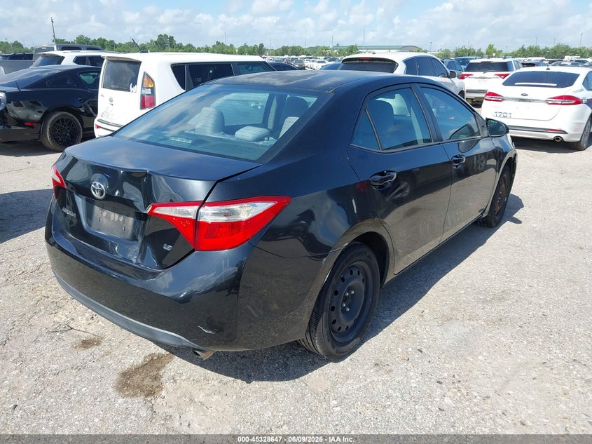 2014 Toyota Corolla VIN 5YFBURHE3EP079579 IAAI salvage auction — NORMAL WEAR, Original (Texas), sold $1,575 on 2026-07-22 (photo 4)