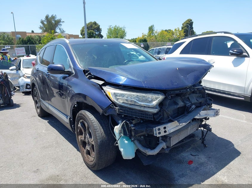 2017 Honda Cr-v VIN 2HKRW1H93HH517628 IAAI salvage auction — FRONT END, Salvage Title, sold $3,250 on 2026-07-11 (photo 1)