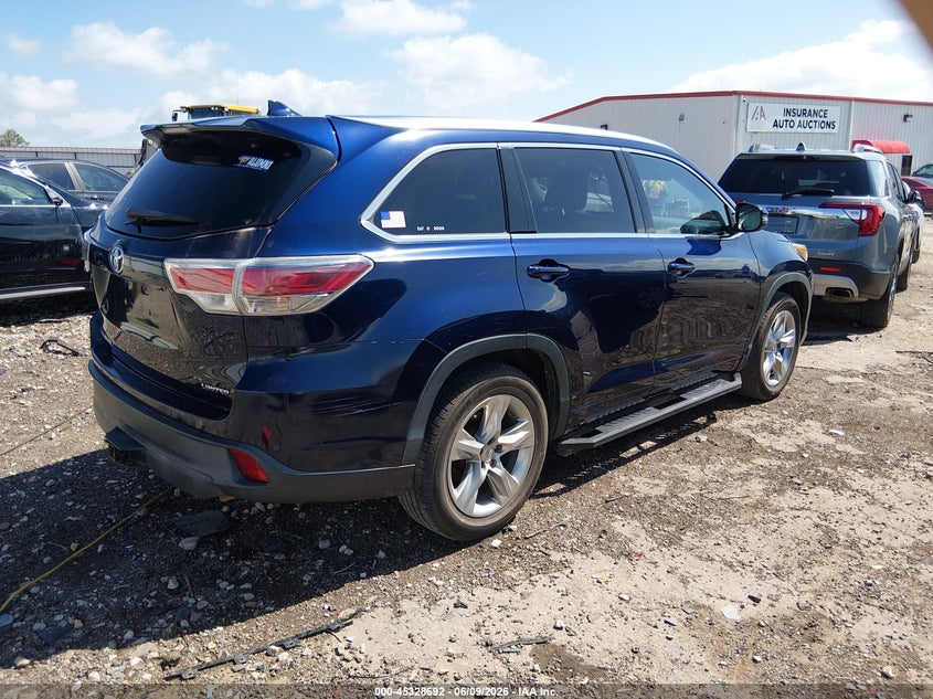 2015 Toyota Highlander VIN 5TDYKRFH5FS040305 IAAI salvage auction — FRONT END, Salvage Title, sold $5,200 on 2026-07-23 (photo 4)