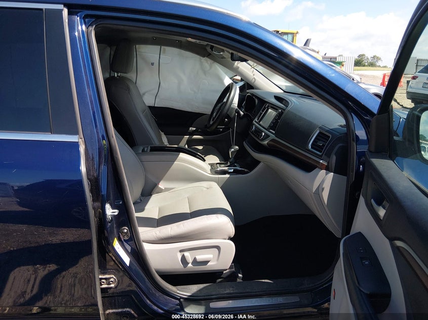 2015 Toyota Highlander VIN 5TDYKRFH5FS040305 IAAI salvage auction — FRONT END, Salvage Title, sold $5,200 on 2026-07-23 (photo 5)