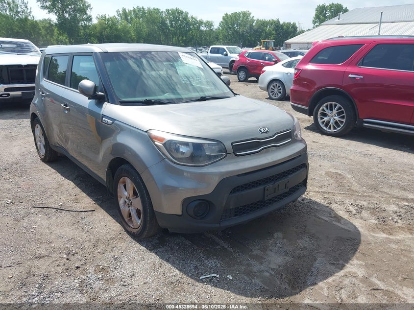 2017 Kia Soul VIN KNDJN2A26H7495809 IAAI salvage auction — NORMAL WEAR, Regular Certificate (Iowa), sold $500 on 2026-07-29 (photo 1)