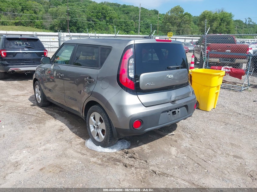 2017 Kia Soul VIN KNDJN2A26H7495809 IAAI salvage auction — NORMAL WEAR, Regular Certificate (Iowa), sold $500 on 2026-07-29 (photo 3)