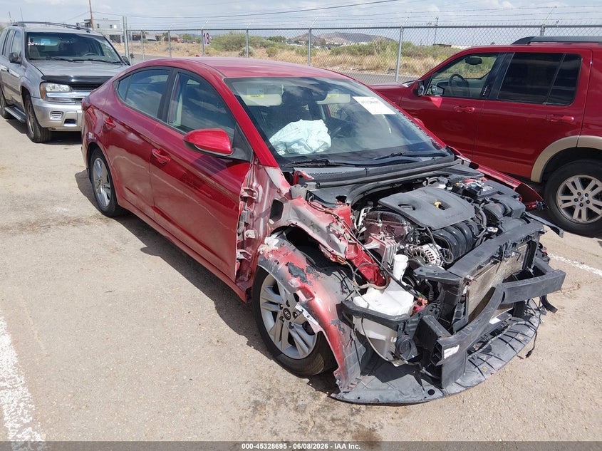 2020 Hyundai Elantra VIN 5NPD84LFXLH607029 IAAI salvage auction — FRONT END, Salvage Title, sold $1,250 on 2026-07-22 (photo 1)