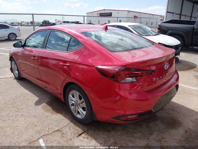 2020 Hyundai Elantra VIN 5NPD84LFXLH607029 IAAI salvage auction — FRONT END, Salvage Title, sold $1,250 on 2026-07-22 (photo 3)