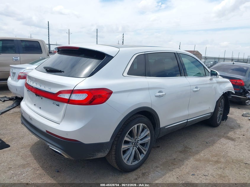 2016 Lincoln Mkx VIN 2LMTJ8LP7GBL45598 IAAI salvage auction — RIGHT FRONT, Salvage Title, sold $1,700 on 2026-07-29 (photo 4)