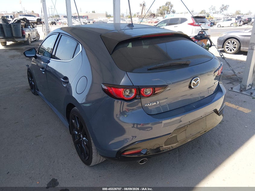2019 Mazda 3 VIN JM1BPANM7K1133096 IAAI salvage auction — LEFT FRONT, Salvage Title, sold $3,850 on 2026-07-12 (photo 3)