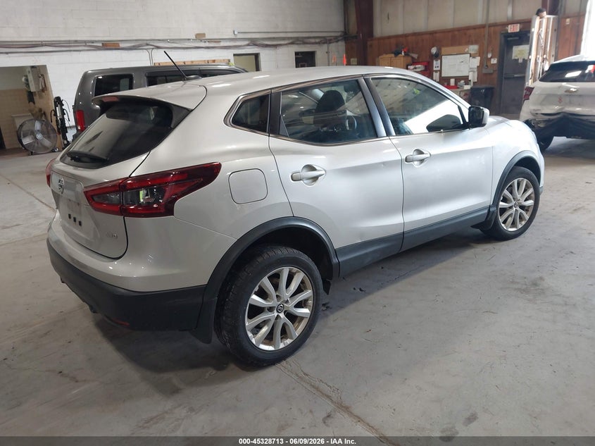 2020 Nissan Rogue VIN JN1BJ1CWXLW648560 IAAI salvage auction — LEFT SIDE, Salvage Title, sold $1,100 on 2026-07-15 (photo 4)