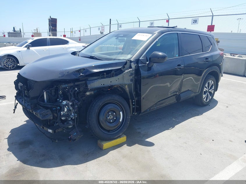 2023 Nissan Rogue VIN JN8BT3BA8PW427140 IAAI salvage auction — FRONT END, Salvage Title, sold $6,225 on 2026-07-08 (photo 2)