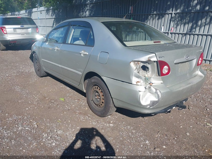 2004 Toyota Corolla VIN JTDBR32E642019073 IAAI salvage auction — FRONT & REAR, Clear (New Jersey), sold $575 on 2026-07-08 (photo 3)