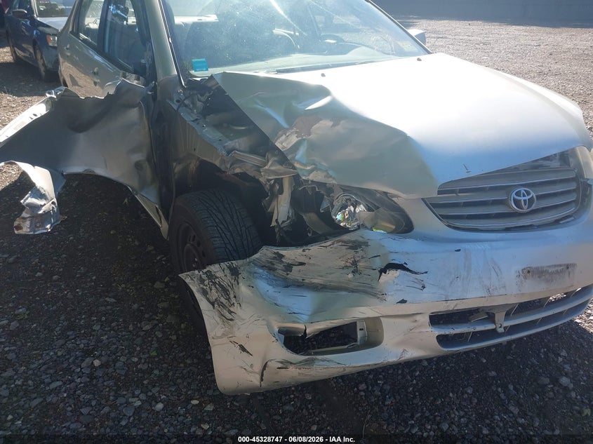 2004 Toyota Corolla VIN JTDBR32E642019073 IAAI salvage auction — FRONT & REAR, Clear (New Jersey), sold $575 on 2026-07-08 (photo 6)