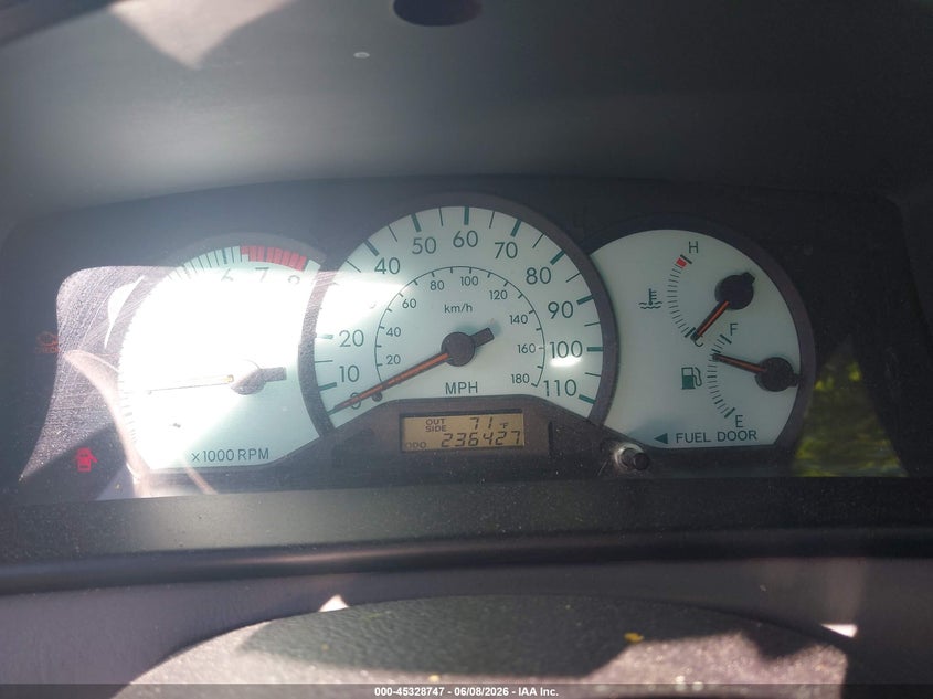 2004 Toyota Corolla VIN JTDBR32E642019073 IAAI salvage auction — FRONT & REAR, Clear (New Jersey), sold $575 on 2026-07-08 (photo 7)
