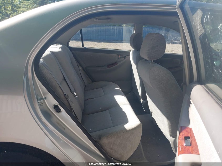 2004 Toyota Corolla VIN JTDBR32E642019073 IAAI salvage auction — FRONT & REAR, Clear (New Jersey), sold $575 on 2026-07-08 (photo 8)