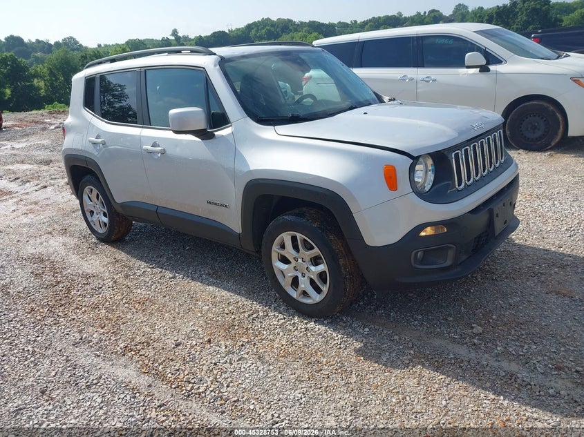 2017 Jeep Renegade VIN ZACCJBBB9HPF33085 IAAI salvage auction — HAIL, Salvage Title, sold $2,600 on 2026-07-13 (photo 1)