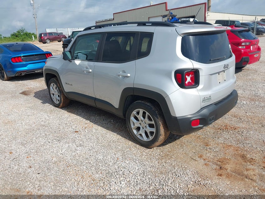 2017 Jeep Renegade VIN ZACCJBBB9HPF33085 IAAI salvage auction — HAIL, Salvage Title, sold $2,600 on 2026-07-13 (photo 3)