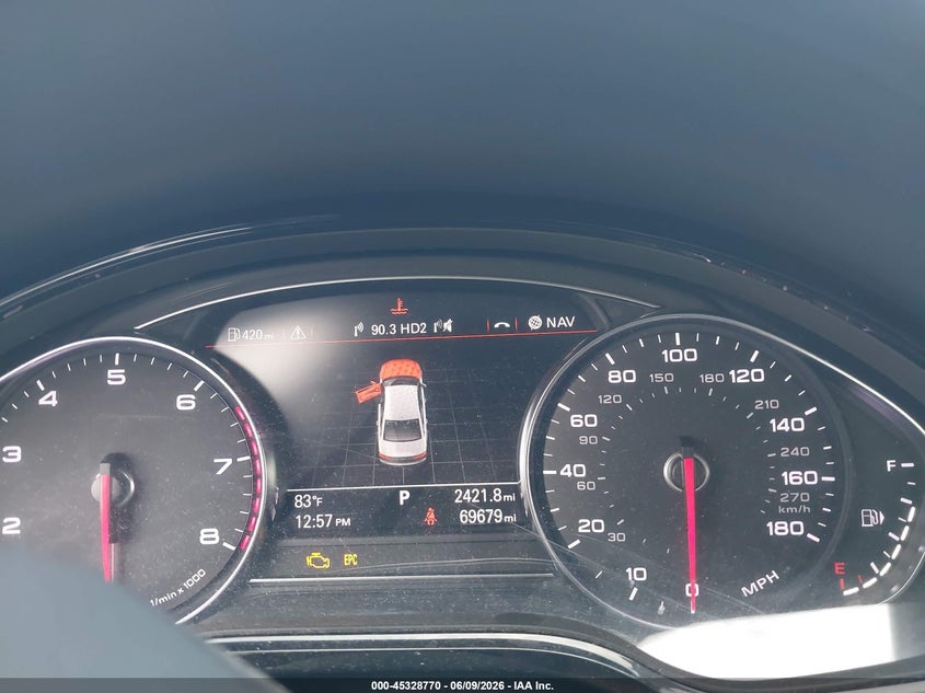 2017 Audi A8 VIN WAU44AFD2HN012457 IAAI salvage auction — WATER/FLOOD, Salvage Title, sold $2,050 on 2026-07-15 (photo 7)