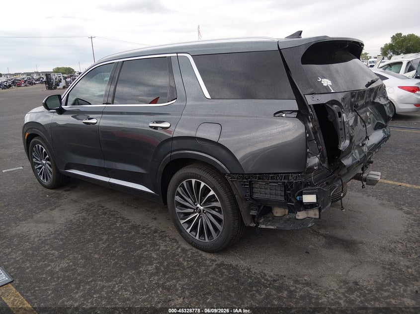 2023 Hyundai Palisade VIN KM8R7DGE0PU578819 IAAI salvage auction — REAR END, Salvage Title, sold $14,750 on 2026-07-09 (photo 3)