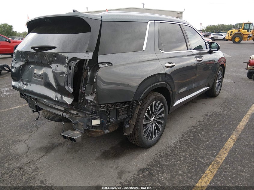 2023 Hyundai Palisade VIN KM8R7DGE0PU578819 IAAI salvage auction — REAR END, Salvage Title, sold $14,750 on 2026-07-09 (photo 4)