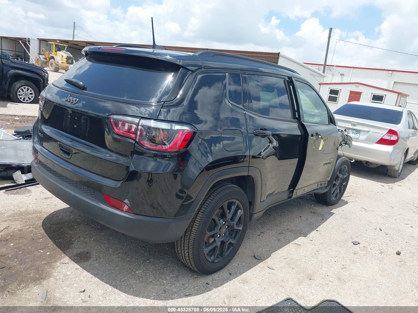 2025 Jeep Compass VIN 3C4NJDBN0ST607086 IAAI salvage auction — FRONT END, Original (Texas), sold $4,150 on 2026-08-28 (photo 4)