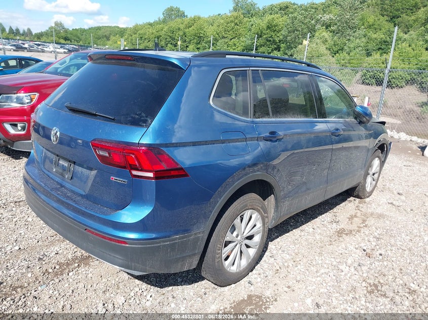 2019 Volkswagen Tiguan VIN 3VV2B7AX6KM140174 IAAI salvage auction — FRONT END, Salvage Title, sold $1,850 on 2026-09-10 (photo 4)