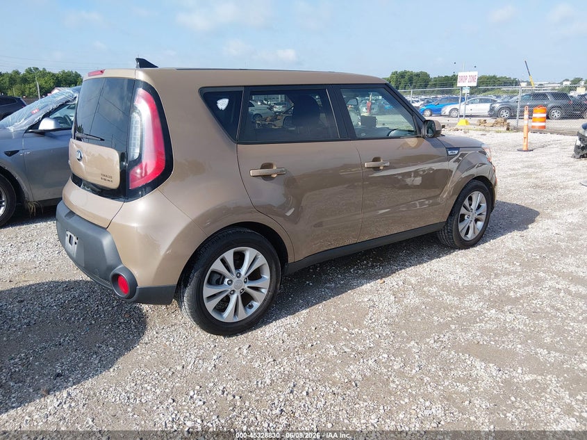 2015 Kia Soul VIN KNDJP3A54F7166064 IAAI salvage auction — REAR END, Repossessed (Missouri), sold $25 on 2026-07-30 (photo 4)