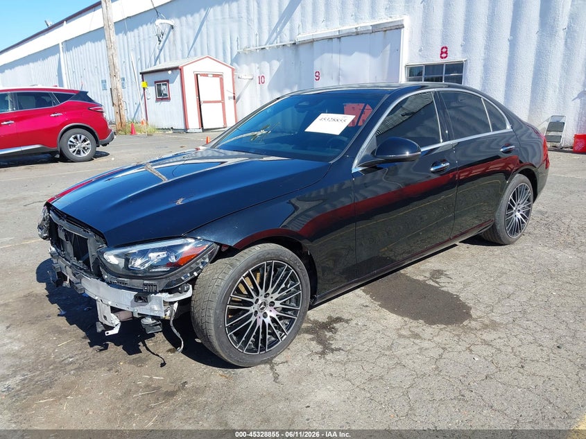2024 Mercedes-benz C-klasse VIN W1KAF4HB9RR216895 IAAI salvage auction — FRONT END, Salvage (Oregon), sold $16,600 on 2026-07-30 (photo 2)