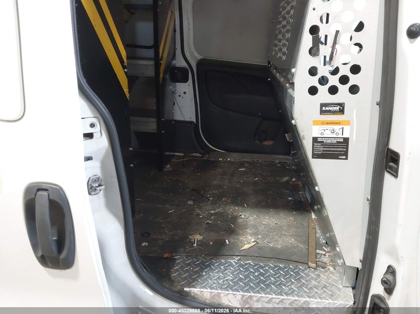 2021 Ram Promaster city VIN ZFBHRFAB1M6V75614 IAAI salvage auction — SIDE, Clear (North Carolina), sold $4,050 on 2026-07-09 (photo 8)