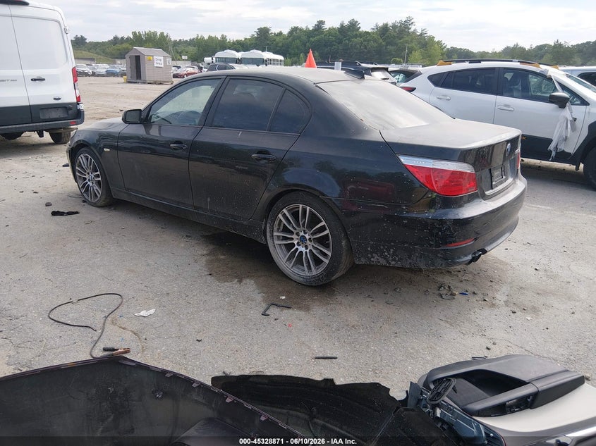 2008 BMW 5er VIN WBANV93508CZ64916 IAAI salvage auction — NORMAL WEAR, Clear (Massachusetts), sold $600 on 2026-07-08 (photo 3)