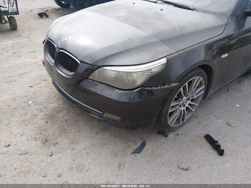 2008 BMW 5er VIN WBANV93508CZ64916 IAAI salvage auction — NORMAL WEAR, Clear (Massachusetts), sold $600 on 2026-07-08 (photo 6)