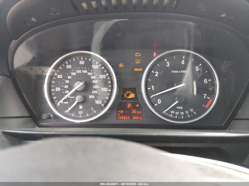 2008 BMW 5er VIN WBANV93508CZ64916 IAAI salvage auction — NORMAL WEAR, Clear (Massachusetts), sold $600 on 2026-07-08 (photo 7)