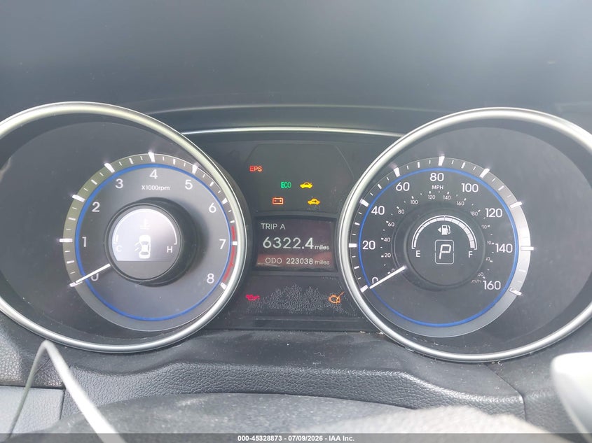 2011 Hyundai Sonata VIN 5NPEC4AB9BH261850 IAAI salvage auction — REAR END, Salvage (Mississippi), sold $275 on 2026-07-17 (photo 7)