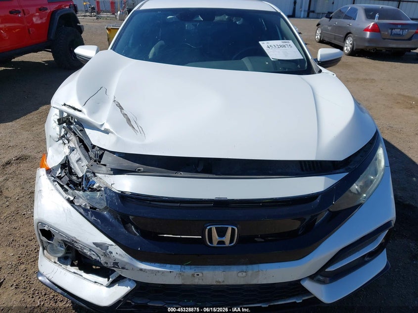 2021 Honda Civic VIN SHHFK7H44MU409547 IAAI salvage auction — FRONT END, Bill Of Sale (Washington), sold $5,300 on 2026-07-07 (photo 6)