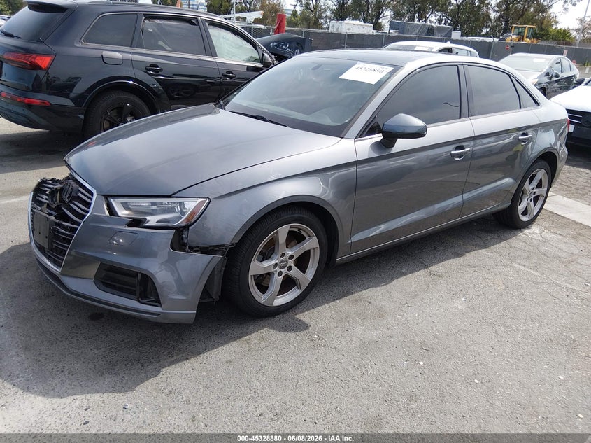 2019 Audi A3 VIN WAUAUGFF5K1010935 IAAI salvage auction — RIGHT SIDE, Salvage (California), sold $600 on 2026-07-23 (photo 2)
