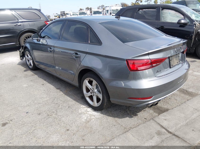 2019 Audi A3 VIN WAUAUGFF5K1010935 IAAI salvage auction — RIGHT SIDE, Salvage (California), sold $600 on 2026-07-23 (photo 3)