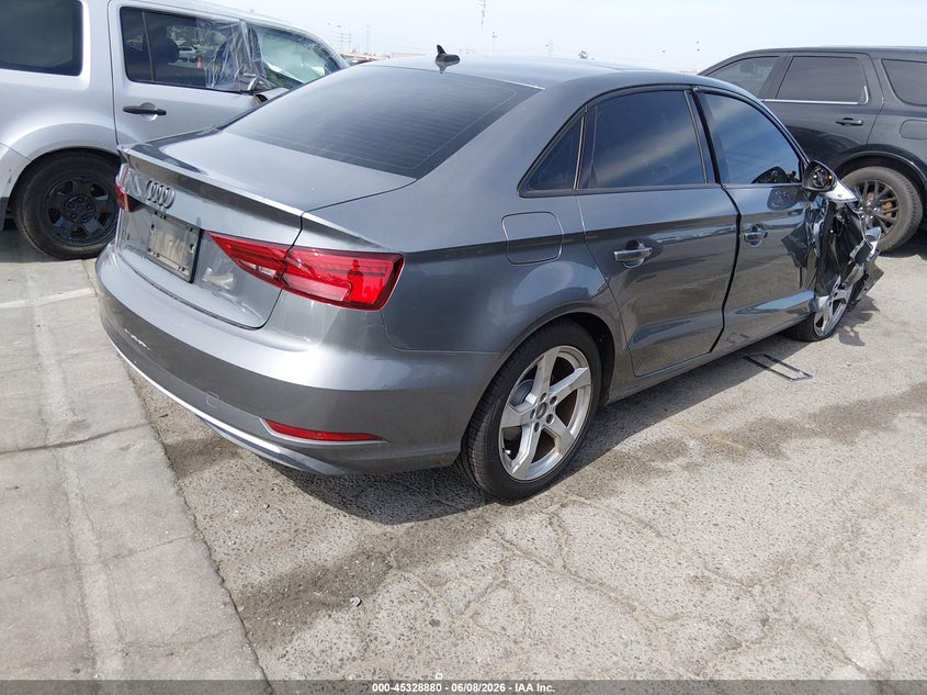2019 Audi A3 VIN WAUAUGFF5K1010935 IAAI salvage auction — RIGHT SIDE, Salvage (California), sold $600 on 2026-07-23 (photo 4)