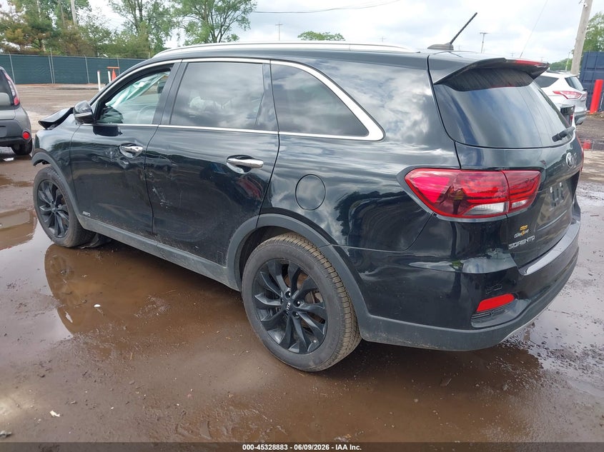 2020 Kia Sorento VIN 5XYPHDA58LG707502 IAAI salvage auction — FRONT END, Salvage (Indiana), sold $3,150 on 2026-07-28 (photo 3)