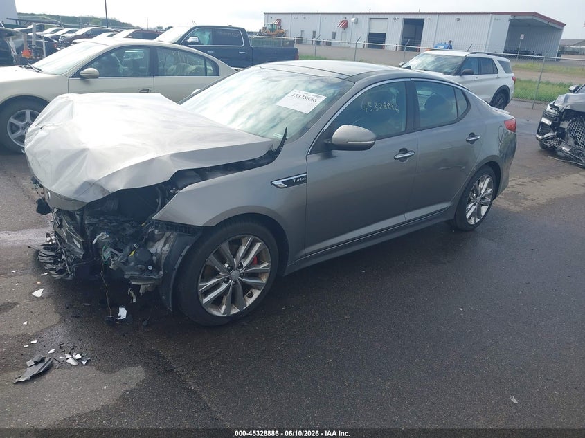 2014 Kia Optima VIN 5XXGR4A66EG284478 IAAI salvage auction — FRONT END, Salvage (Minnesota), sold $25 on 2026-07-29 (photo 2)